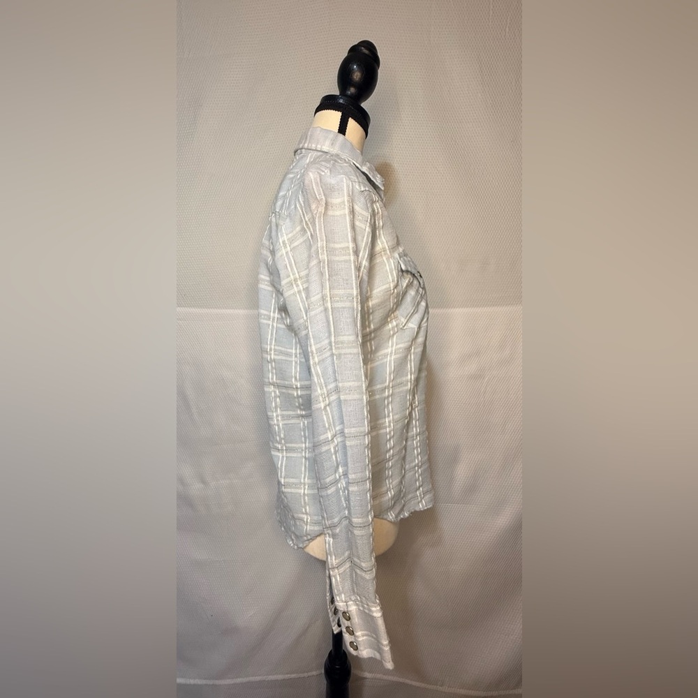 Ely Plains Vintage Pearl Snap Button Shirt - Picture 4 of 5